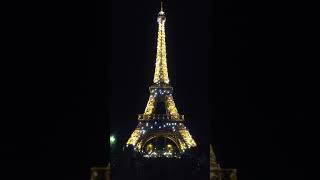 The Eiffel Tower at Night A Dazzling Light Display travel eiffeltower france paris night [upl. by Claudie155]