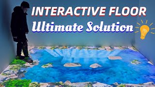 Ultimate 3D Interactive Floor Projection Mapping Tutorial Create Art Hologram Projector Tile Floors [upl. by Adihahs]