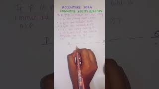 Accenture COGNITIVE assessment 2024 asked question subscribers searchfeedshortsfeed accentureyt [upl. by Rew668]