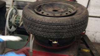 How to inflate a tire with gasoline amp lighter [upl. by Repohtsirhc]