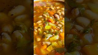 Comforting Bean Veggie Soup Recipe [upl. by Debo]