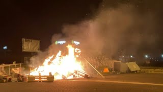 Frankreich Ausschreitungen zu Beginn von neuen Rentenprotesten  AFP [upl. by Christye]