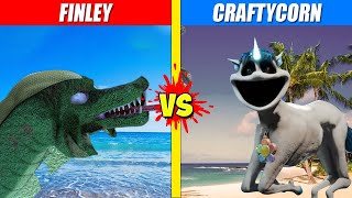 Finley the Sea Serpent Indigo Park vs Craftycorn  SPORE [upl. by Anitnatsnoc360]