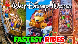 Top 10 Fastest Rides at Walt Disney World [upl. by Joni]