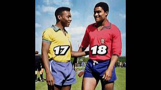 Pelé and Eusébio 🇧🇷🇵🇹 [upl. by Alviani]