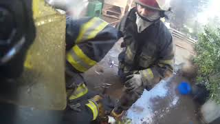 Incendio de vivienda  Bomberos Voluntarios San Francisco [upl. by Can864]