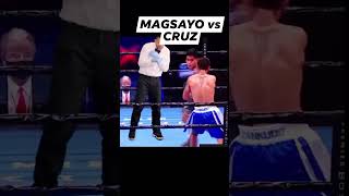 Pinoy Boxers fight magsayo VS Cruz shortsviral boxing foryou fyp [upl. by Treble242]