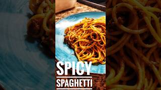 Spicy Spaghetti pasta recipe dinner highprotein [upl. by Weaks]