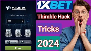 1xbet thimbles hack trick। how to 1xbet hack thimble game bangla। 1xbet thimble trick। [upl. by Wernher]