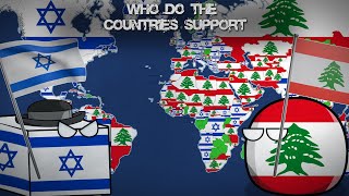 WHO DO THE COUNTRIES SUPPORT Israel or Lebanon Alternative Mapping P35 [upl. by Dallis]