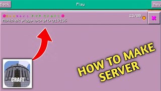 How to make server in minicraft  Minicraft multiplayer [upl. by Atwahs461]