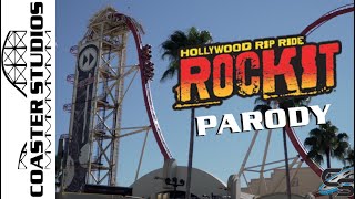 Coaster Parody Hollywood Rip Ride Rockit at Universal Studios Florida [upl. by Goto]