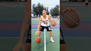 Beginner 2 balls warmup 💪🏽🏀basketball hooping [upl. by Gar]