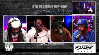 5th Element HipHop Show With Special guest Sauce Wood Winnin and Gorgeous Musique  11824 [upl. by Samanthia]