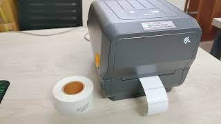 Zebra ZD230 Barcode Printer Calibration  Barcode Label Size Setup in Bangla  Support 01823021975 [upl. by Fredia]