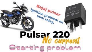 Pulsar 220  Relay problem CDIRelaywiring [upl. by Euqinomahs]