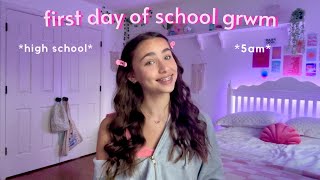 grwm for the first day of school vlog [upl. by Greenburg530]