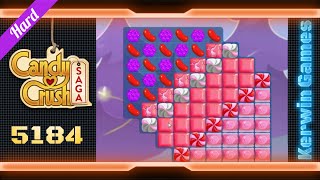 Candy Crush Saga Level 5184  Hard Level  No Boosters [upl. by Cullie]