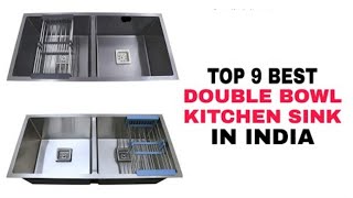 ✅Top 9 Best Double Bowl Kitchen Sink in India 2023  Review [upl. by Lessirg]