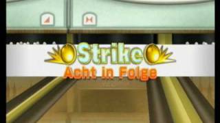 Wii Sports Bowling 300 Perfekt Max Platin [upl. by Niliak279]