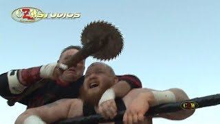 CZW Tournament of Death 16 Father Matthew Tremont vs Mad Man Pondo CZWstudioscom [upl. by Edmunda]