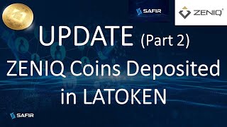 ZENIQ COINS TRANSFER PROCESSED in LATOKEN EXCHANGE [upl. by Melodie]