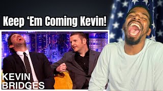 Kevin Bridges Has John Krasinski In Stitches  American Reacts [upl. by Ettevets]