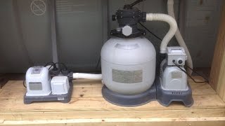 How to backwash Intex sand filter [upl. by Raeann]