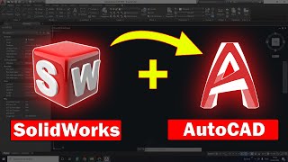 SolidWorks File to AutoCAD File  3 Different Methods [upl. by Tnafni]