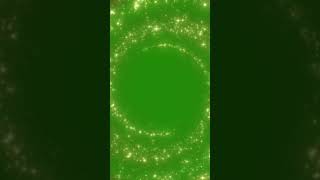 Circular Golden Particles Green Screen Video Effects  Gold Particles Green Screen Video [upl. by Asenej]