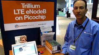 Picochip LTE eNodeB  CTIA 2011 Larry Greenstein Continuous Computing CCPU [upl. by Adnirem976]