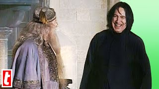 Alan Rickman On The Set Of Harry Potter [upl. by Angelica557]