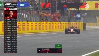 Italian commentators react to Leclercs victory in Monza  🇮🇹 [upl. by Rogerio907]