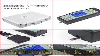 SRT6200 Digital Surface Roughness Tester Profile Gauge Surftest Profilometer Ra Rz [upl. by Yzus]