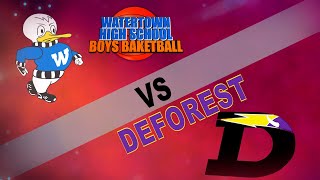 Watertown High Boys Varsity Basketball vs DeForest  February 6 2024 [upl. by Rosenberg]