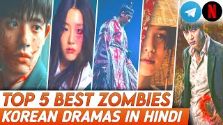 Top 5 Best Zombie Korean Drama in Hindi Dubbed  Zombie Korean Drama in Hindi  Netflix  Enmas Tv [upl. by Aynahs]