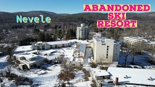 Exploring an Abandoned Ski Lodge in the Snow Inside the NEVELE GRANDE RESORT [upl. by Sheldon977]