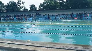 4x50 Free Relay Annika lane 5 3rd swimmer [upl. by Animlehliw8]