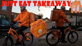 My day as an ebike courier for Just eat Takeaway Thuisbezorgd in the Netherlands [upl. by Sclar]