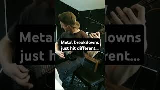 Metal breakdowns metal guitar metalhead music guitarist guitarperformance [upl. by Aileno]