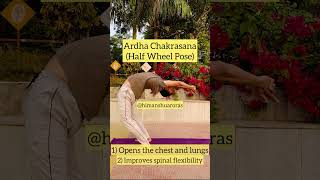 Yog Half Wheel Pose Ardha Chakrasana BFI [upl. by Yrred]