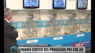 Visión Siete Primer sorteo del programa Procrear para viviendas 5 [upl. by Stiles]