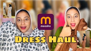 Meesho Haul  😱നല്ല അടിപൊളി dress കള്‍ വില കുറവിൽ Modest fashion haul  Shanaanas vlog [upl. by Enrobso]