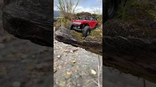 Axial SCX24 red Deadbolt 124 scale rc rock crawler [upl. by Anilocin]