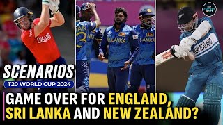 T20 World Cup 2024  Can England New Zealand amp Sri Lanka Qualify for Super 8s Scenarios Explained [upl. by Ehgit447]