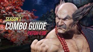 HEIHACHI MISHIMA Combo Guide  Season 1  TEKKEN 8 [upl. by Leede567]