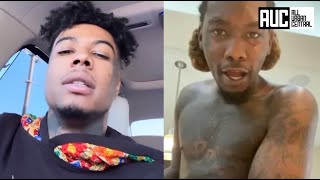 quotMake An Example Out Of Youquot Blueface Gets Offset quotTouchedquot After Sending Threats Over Cardi B [upl. by Atteuqaj]