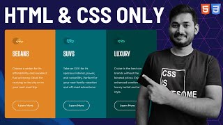 HTML and CSS Only Project  Best for Beginners  Frontend Mentor  Frontend Bootcamp Hindi  Ep24 [upl. by Zined]