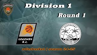 Atlasbasket  Div 1Round 1  LEGENDS vs SOUTHERNS [upl. by Tartaglia919]