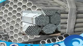 galvanisation processHot Dipped Galvanized Round Steel Pipe [upl. by Carma]